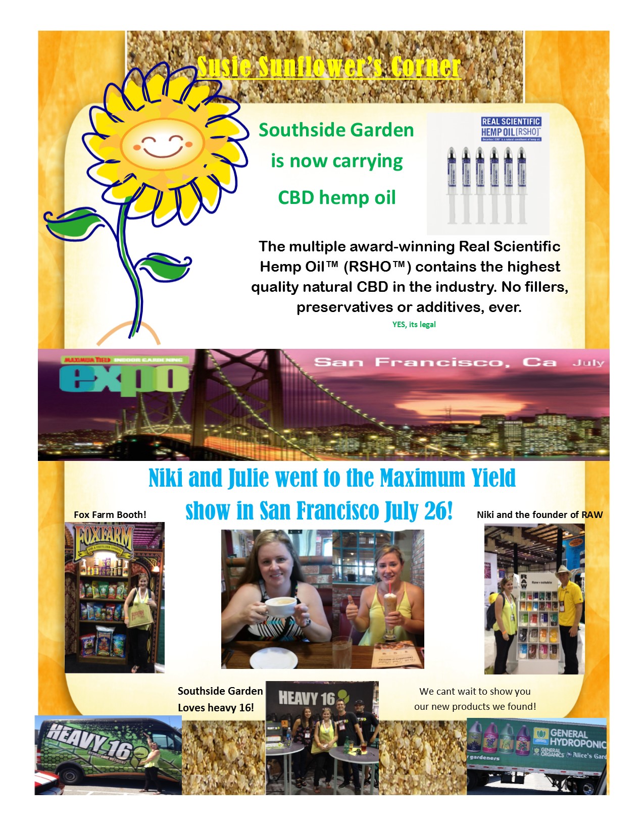 August news letter back